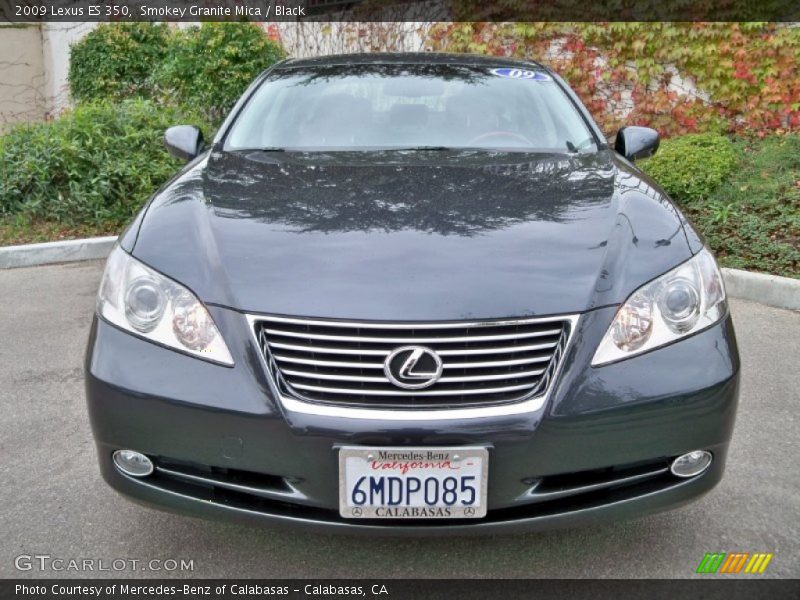 Smokey Granite Mica / Black 2009 Lexus ES 350