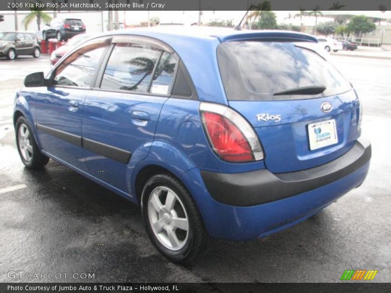 Sapphire Blue / Gray 2006 Kia Rio Rio5 SX Hatchback