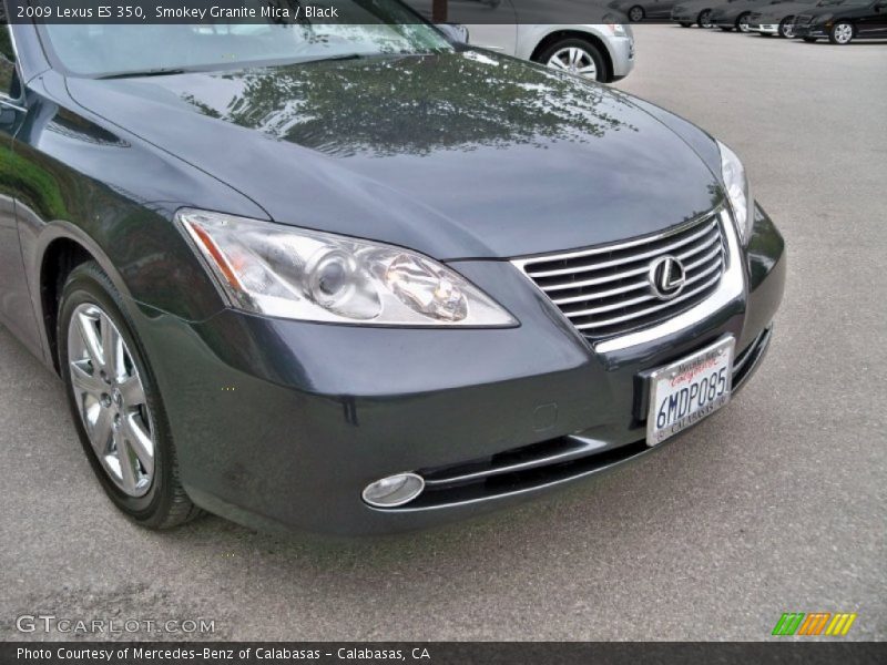 Smokey Granite Mica / Black 2009 Lexus ES 350
