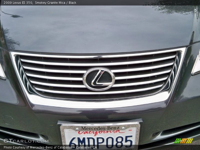 Smokey Granite Mica / Black 2009 Lexus ES 350