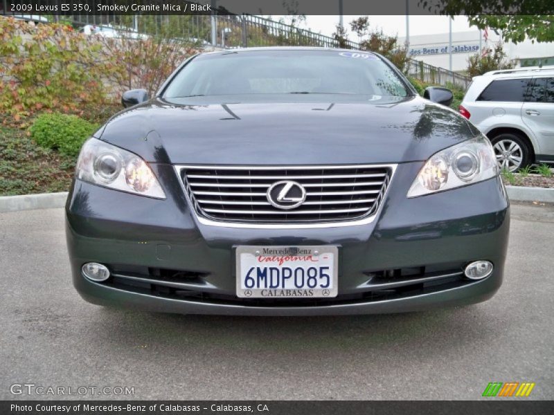 Smokey Granite Mica / Black 2009 Lexus ES 350