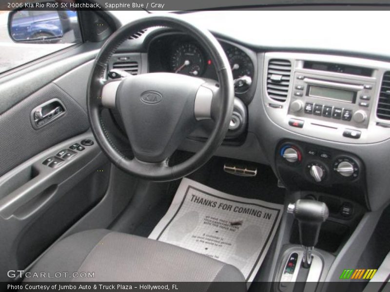 Sapphire Blue / Gray 2006 Kia Rio Rio5 SX Hatchback