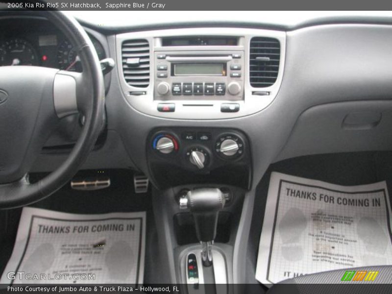 Sapphire Blue / Gray 2006 Kia Rio Rio5 SX Hatchback