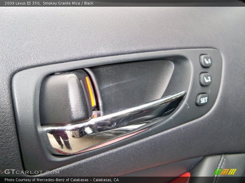 Smokey Granite Mica / Black 2009 Lexus ES 350