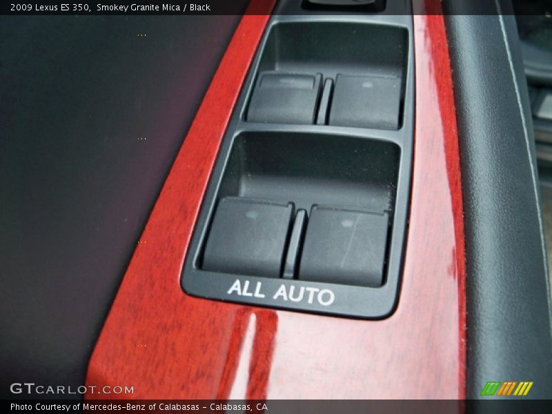 Smokey Granite Mica / Black 2009 Lexus ES 350