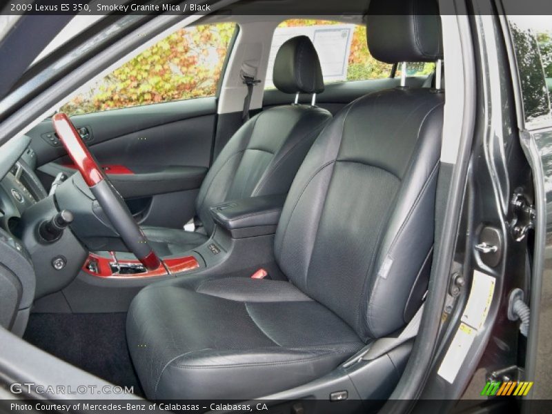 Smokey Granite Mica / Black 2009 Lexus ES 350