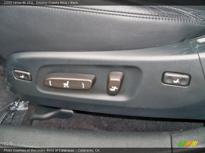 Smokey Granite Mica / Black 2009 Lexus ES 350