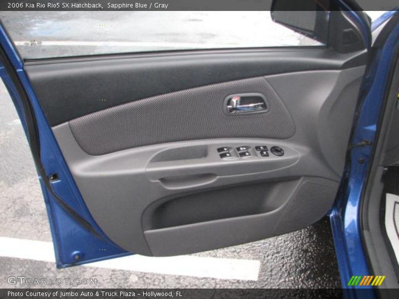 Sapphire Blue / Gray 2006 Kia Rio Rio5 SX Hatchback