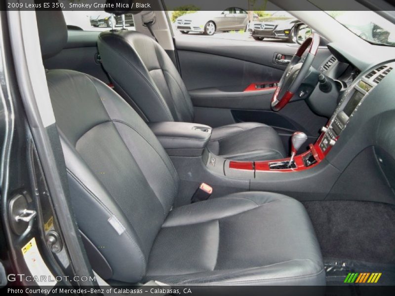 Smokey Granite Mica / Black 2009 Lexus ES 350