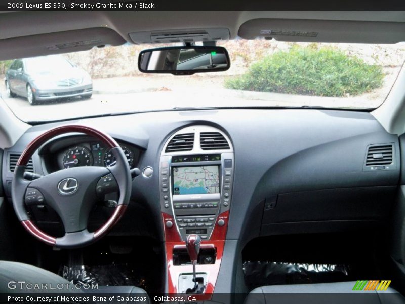 Smokey Granite Mica / Black 2009 Lexus ES 350