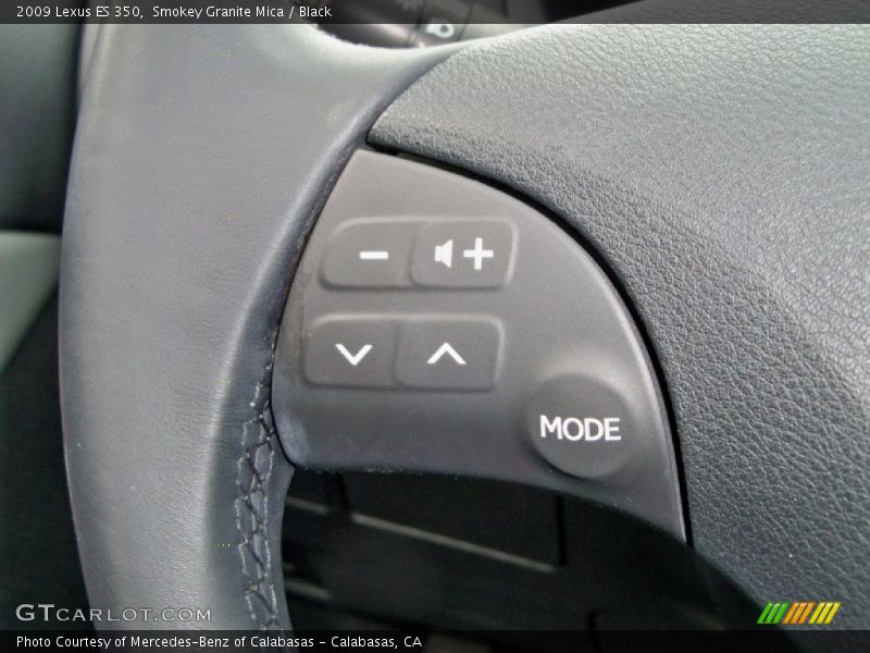 Smokey Granite Mica / Black 2009 Lexus ES 350
