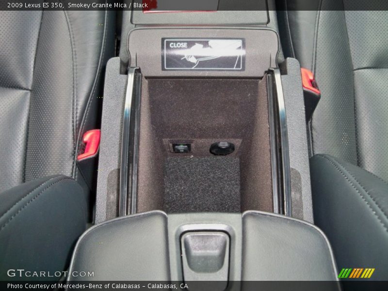 Smokey Granite Mica / Black 2009 Lexus ES 350