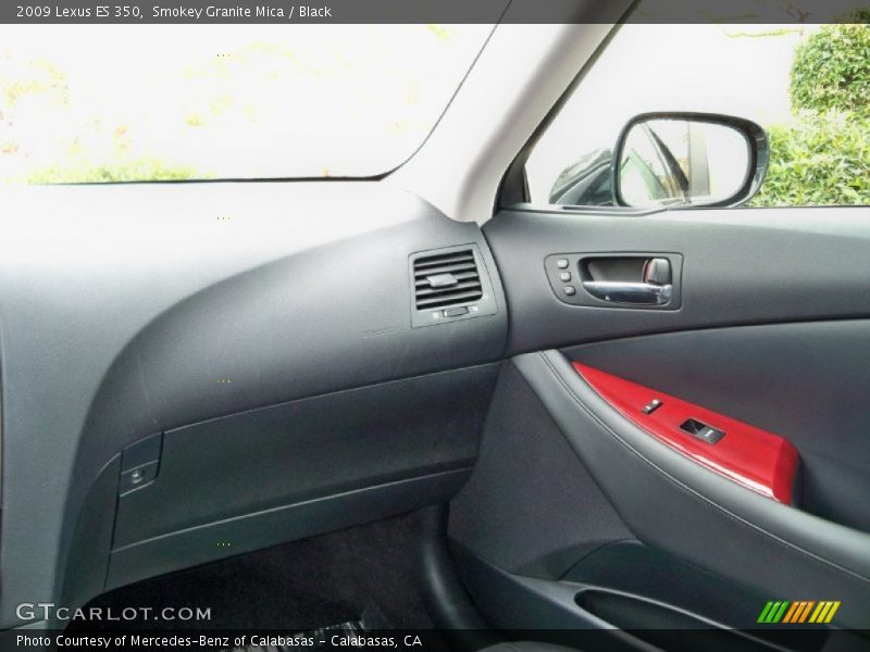 Smokey Granite Mica / Black 2009 Lexus ES 350
