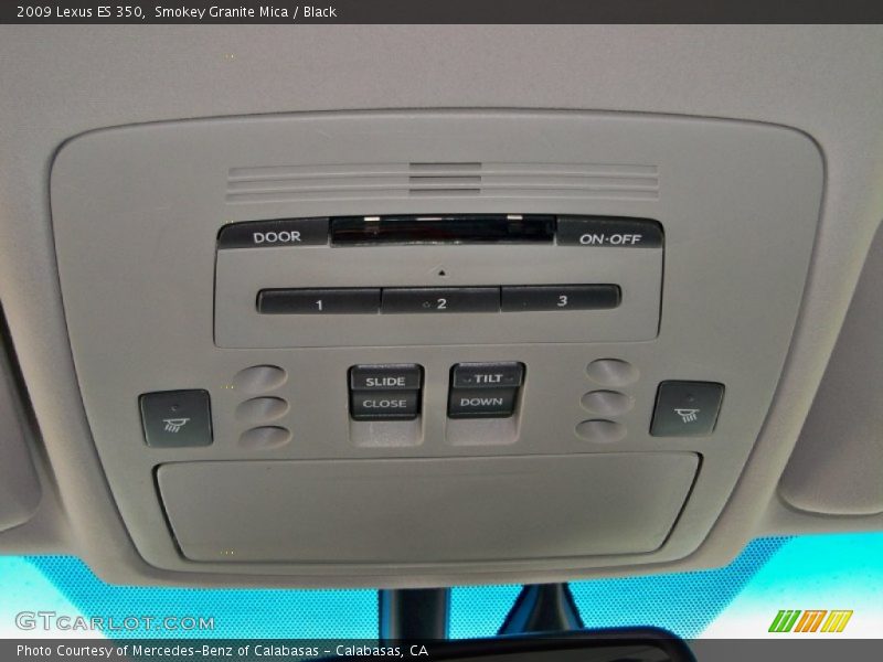 Smokey Granite Mica / Black 2009 Lexus ES 350