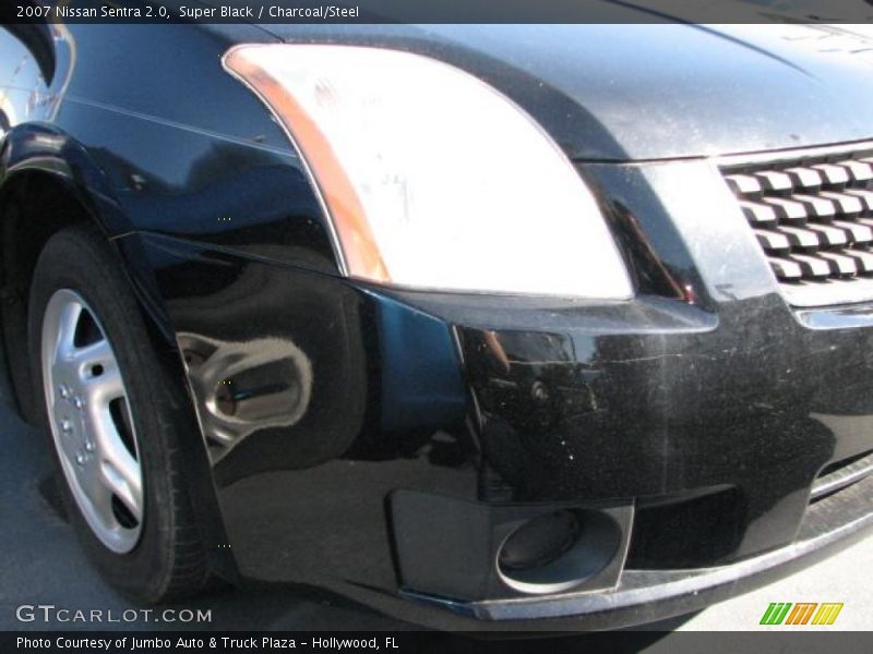 Super Black / Charcoal/Steel 2007 Nissan Sentra 2.0