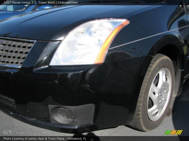 Super Black / Charcoal/Steel 2007 Nissan Sentra 2.0