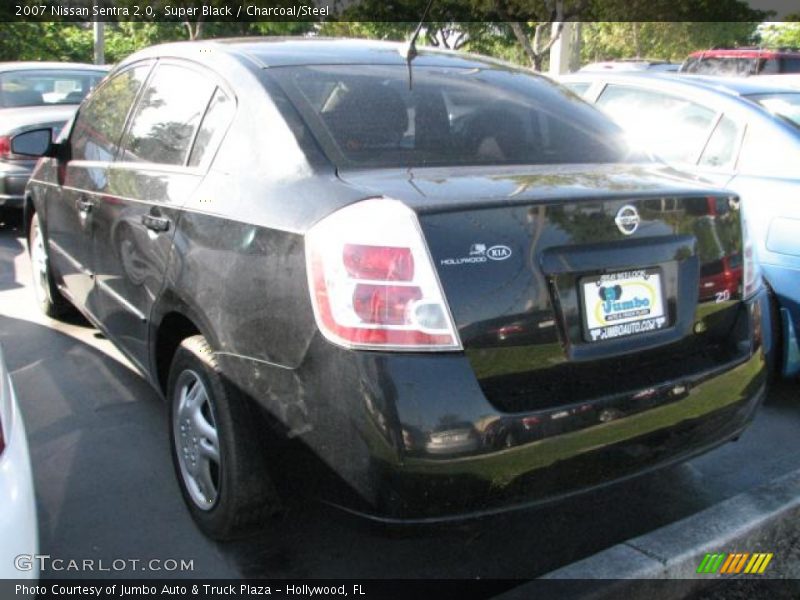Super Black / Charcoal/Steel 2007 Nissan Sentra 2.0
