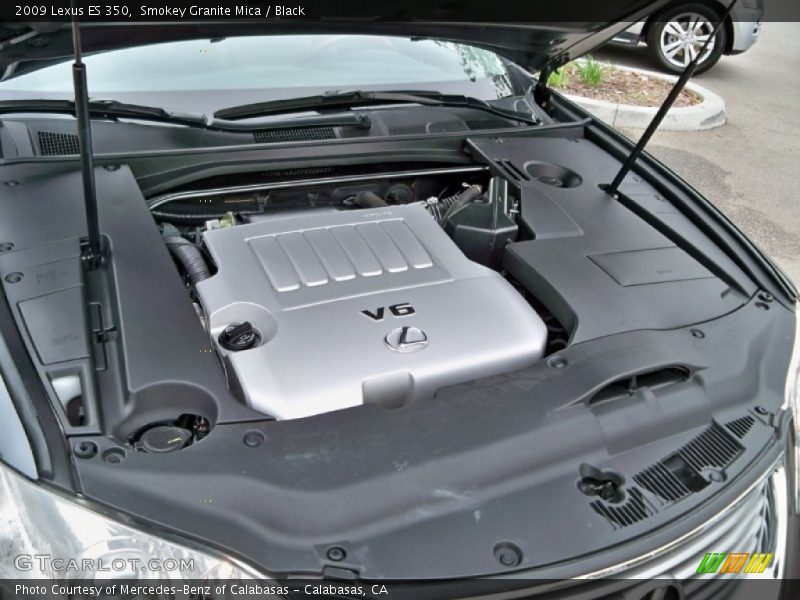 Smokey Granite Mica / Black 2009 Lexus ES 350