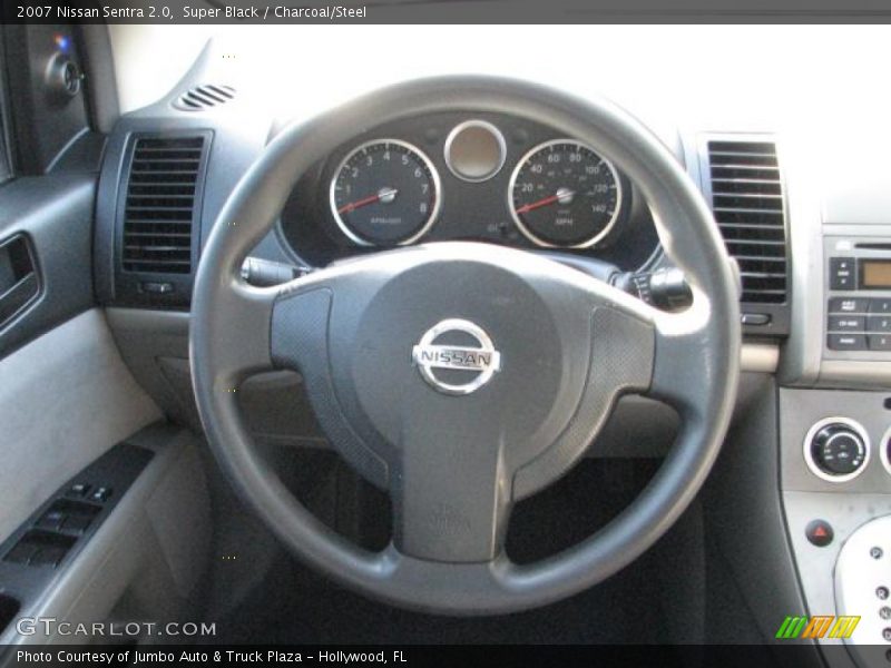 Super Black / Charcoal/Steel 2007 Nissan Sentra 2.0