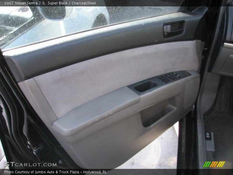 Super Black / Charcoal/Steel 2007 Nissan Sentra 2.0