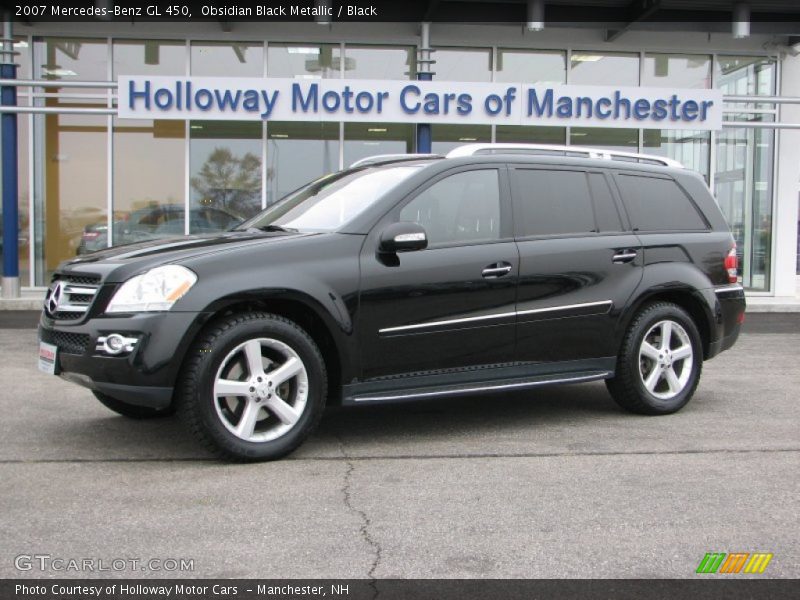 Obsidian Black Metallic / Black 2007 Mercedes-Benz GL 450