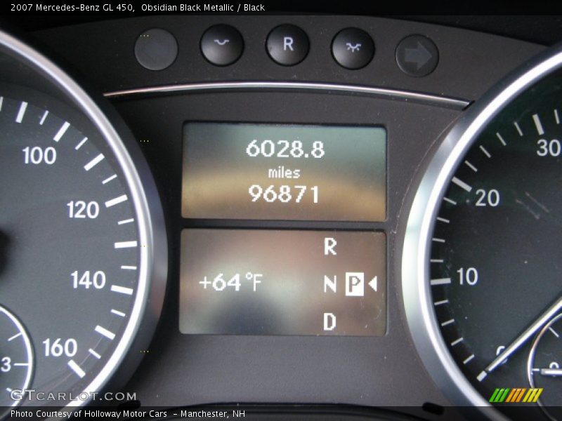 Obsidian Black Metallic / Black 2007 Mercedes-Benz GL 450