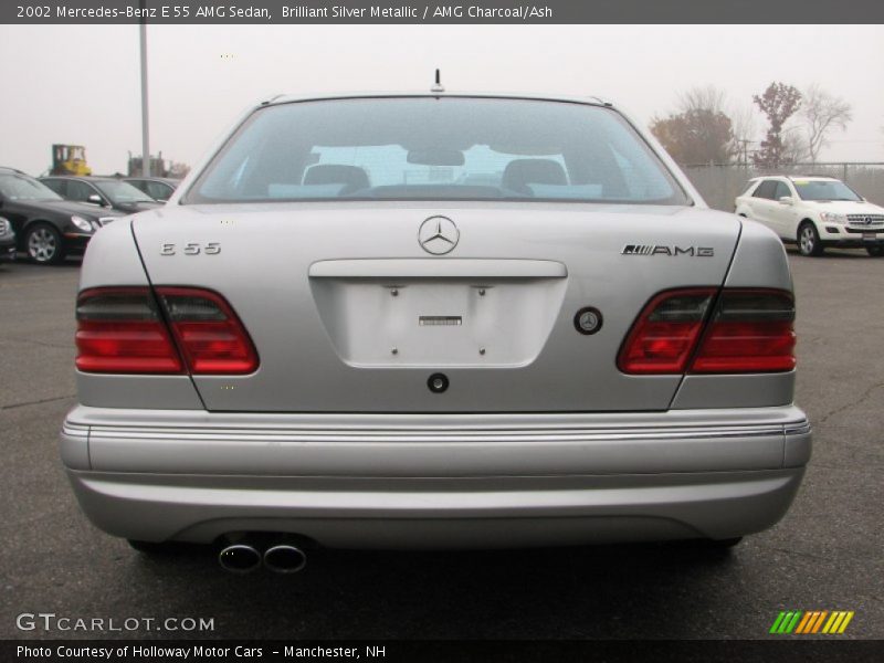 Brilliant Silver Metallic / AMG Charcoal/Ash 2002 Mercedes-Benz E 55 AMG Sedan
