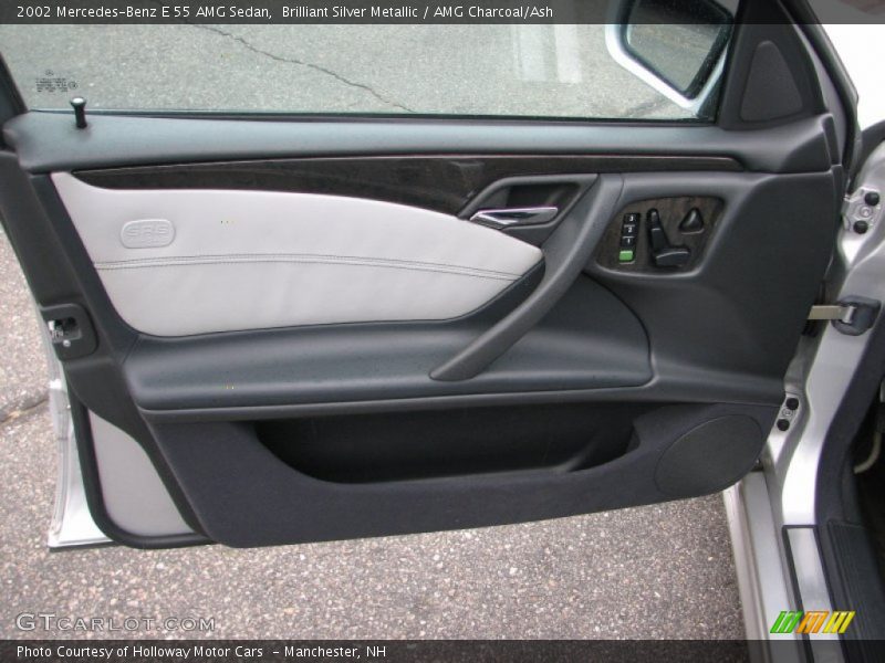 Brilliant Silver Metallic / AMG Charcoal/Ash 2002 Mercedes-Benz E 55 AMG Sedan