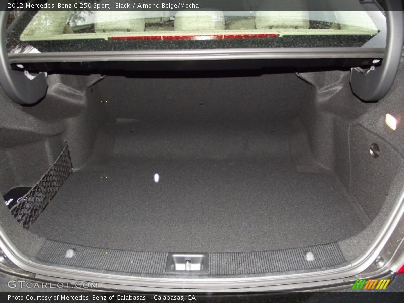 Black / Almond Beige/Mocha 2012 Mercedes-Benz C 250 Sport