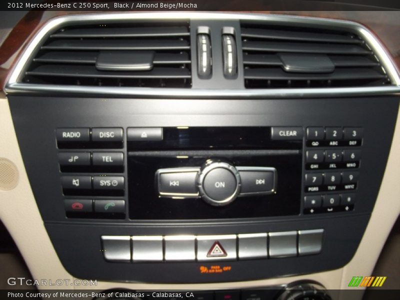 Black / Almond Beige/Mocha 2012 Mercedes-Benz C 250 Sport