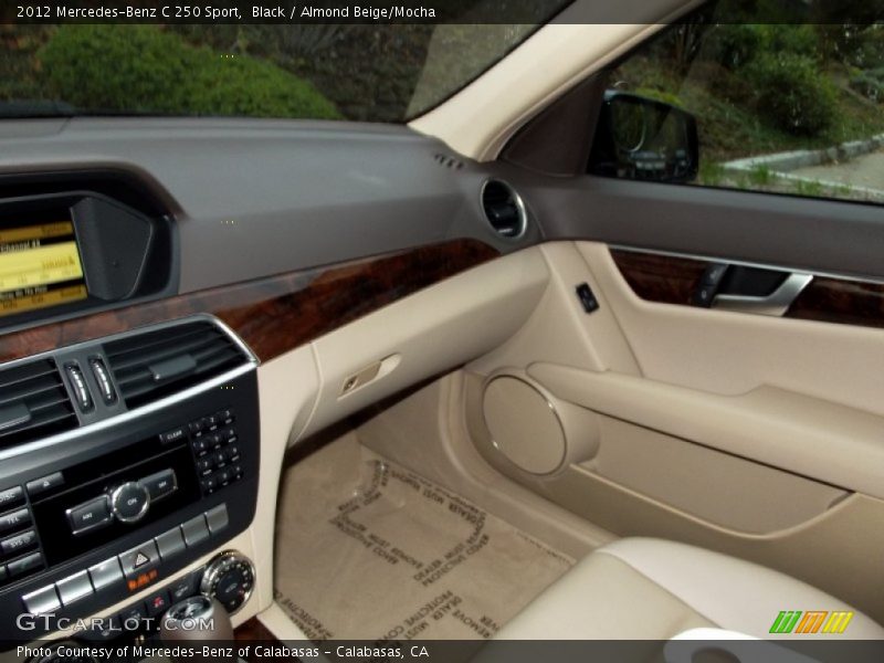 Black / Almond Beige/Mocha 2012 Mercedes-Benz C 250 Sport