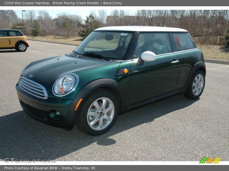 British Racing Green Metallic / Black/Grey 2009 Mini Cooper Hardtop