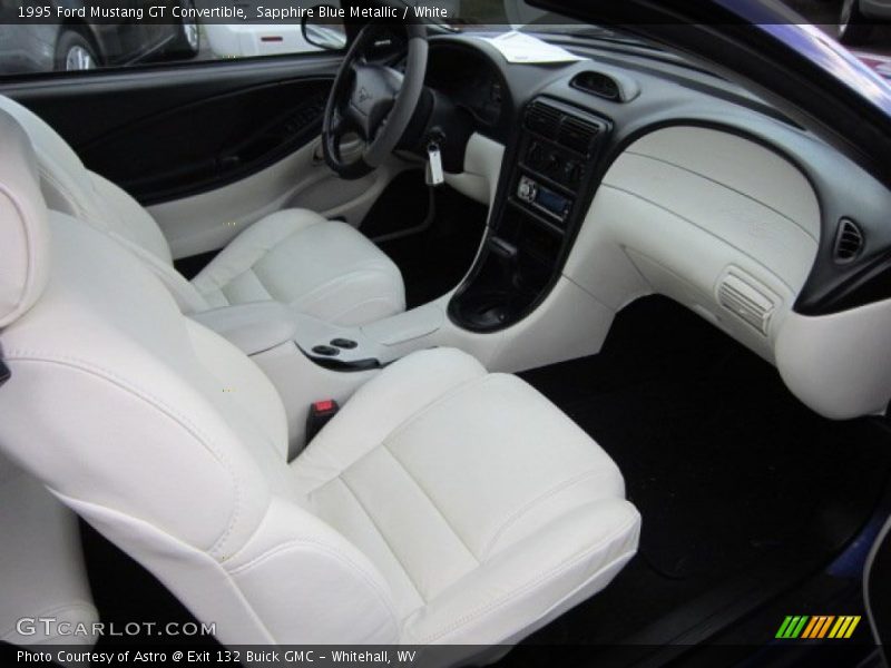  1995 Mustang GT Convertible White Interior
