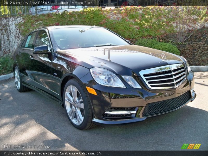 Black / Almond/Black 2012 Mercedes-Benz E 350 Sedan