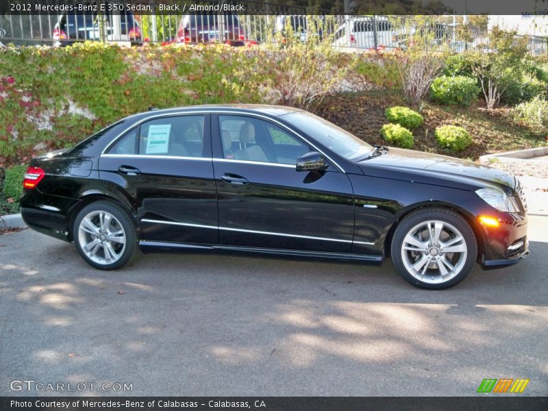 Black / Almond/Black 2012 Mercedes-Benz E 350 Sedan