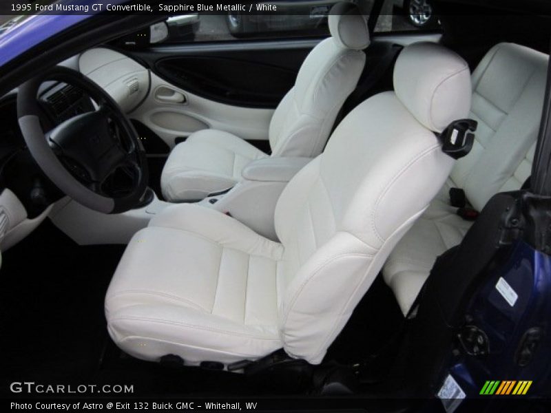  1995 Mustang GT Convertible White Interior