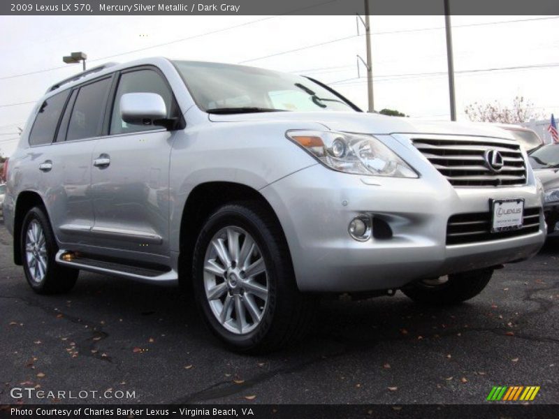 Mercury Silver Metallic / Dark Gray 2009 Lexus LX 570
