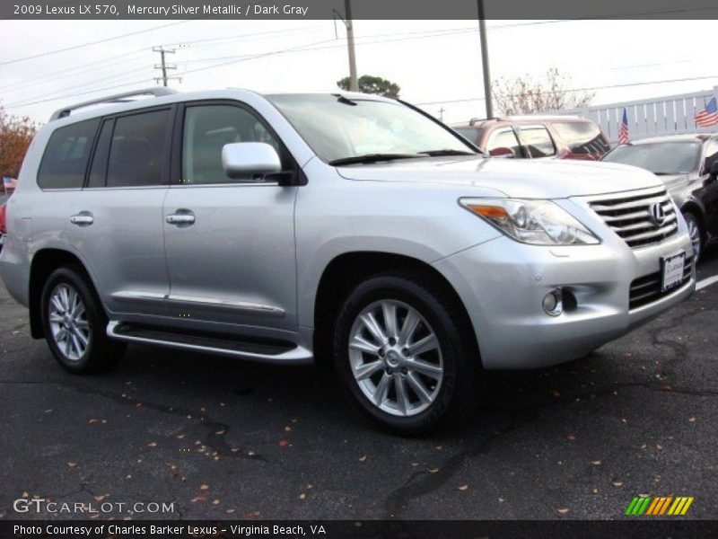 Mercury Silver Metallic / Dark Gray 2009 Lexus LX 570