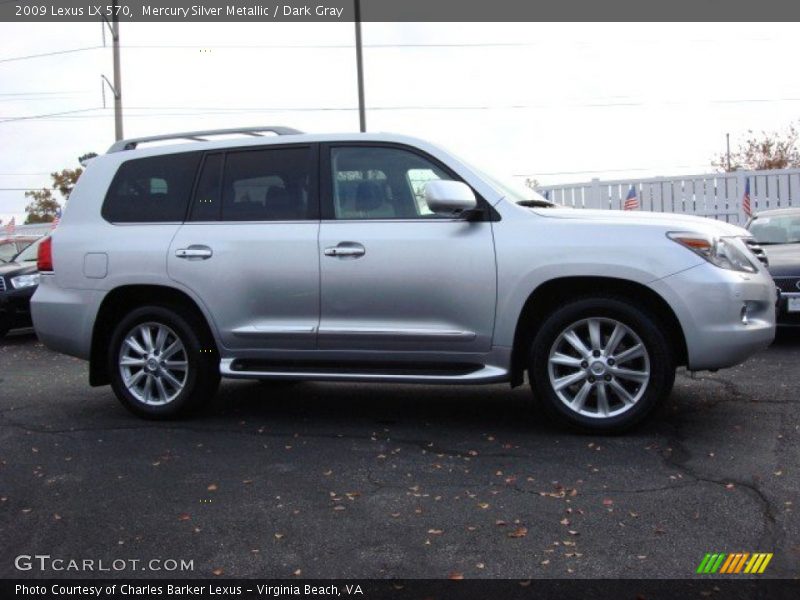 Mercury Silver Metallic / Dark Gray 2009 Lexus LX 570