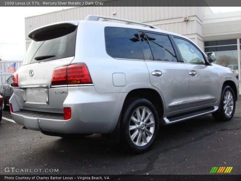 Mercury Silver Metallic / Dark Gray 2009 Lexus LX 570