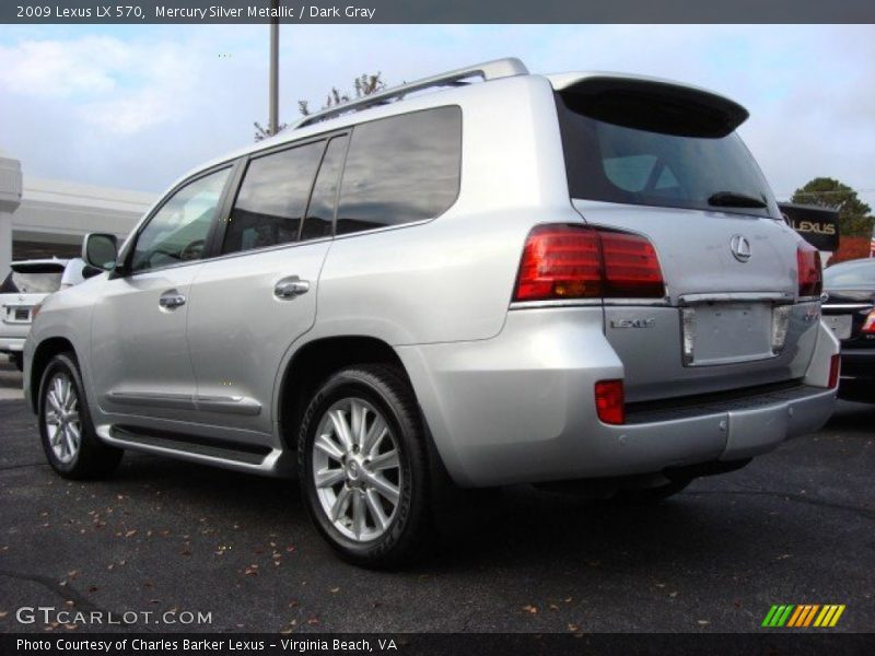 Mercury Silver Metallic / Dark Gray 2009 Lexus LX 570
