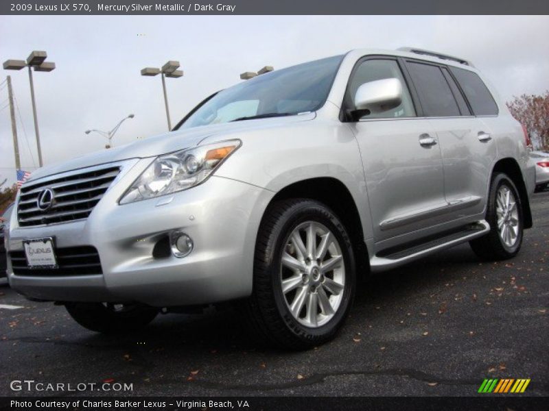 Mercury Silver Metallic / Dark Gray 2009 Lexus LX 570
