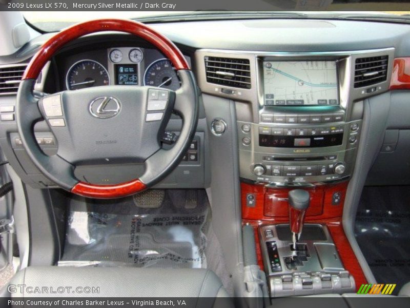 Mercury Silver Metallic / Dark Gray 2009 Lexus LX 570