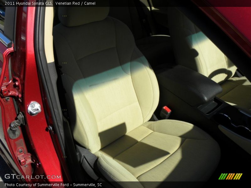 Venetian Red / Camel 2011 Hyundai Sonata GLS