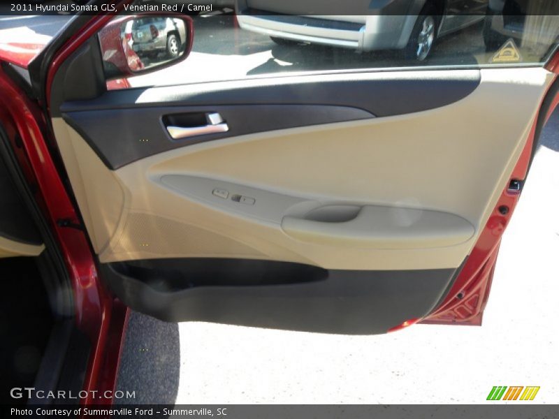 Venetian Red / Camel 2011 Hyundai Sonata GLS