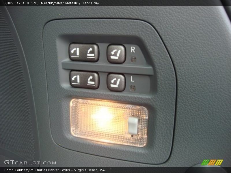 Mercury Silver Metallic / Dark Gray 2009 Lexus LX 570