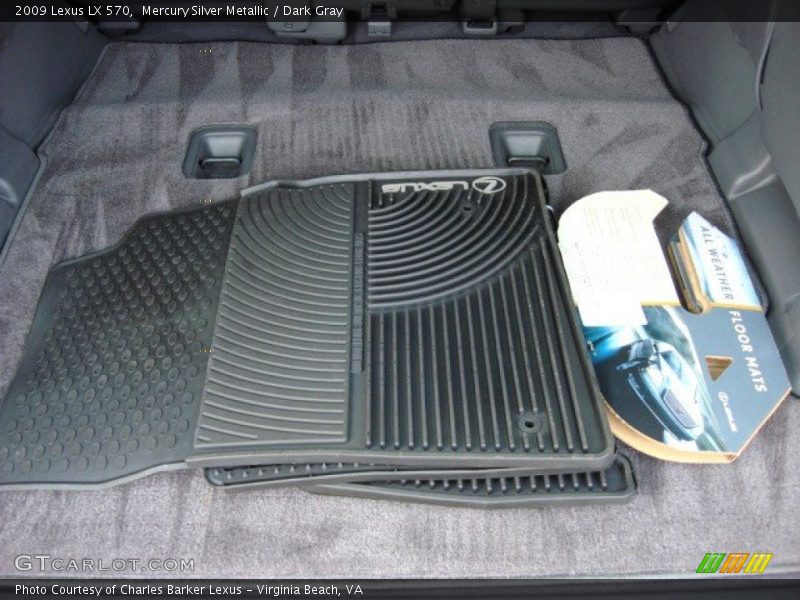 Mercury Silver Metallic / Dark Gray 2009 Lexus LX 570