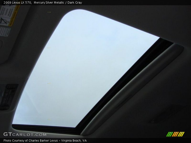 Mercury Silver Metallic / Dark Gray 2009 Lexus LX 570