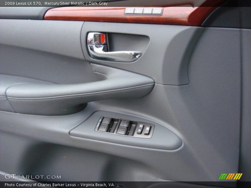 Mercury Silver Metallic / Dark Gray 2009 Lexus LX 570