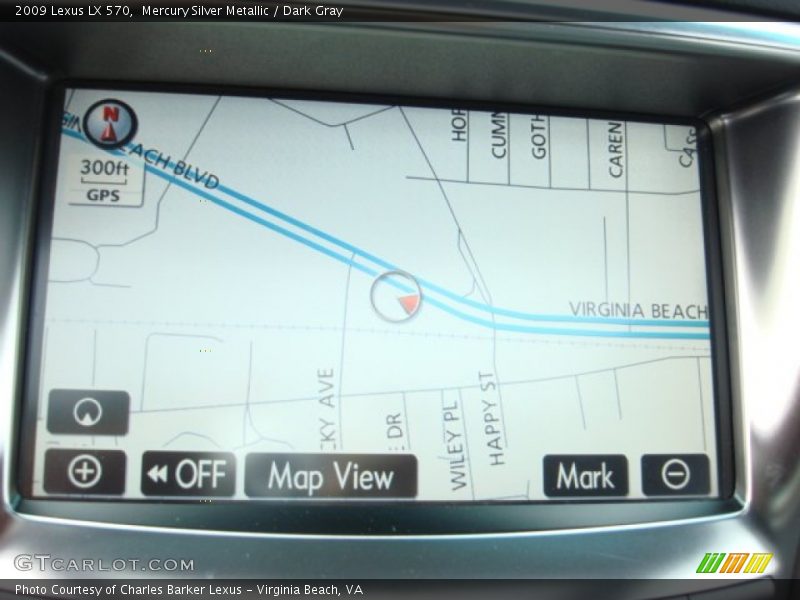 Mercury Silver Metallic / Dark Gray 2009 Lexus LX 570